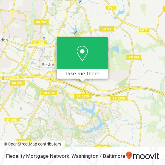 Fiedelity Mortgage Network map