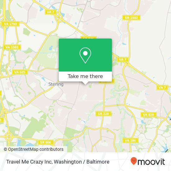 Travel Me Crazy Inc map