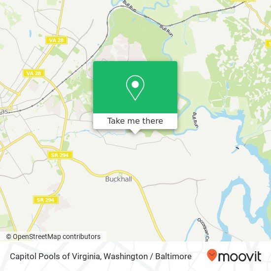 Mapa de Capitol Pools of Virginia