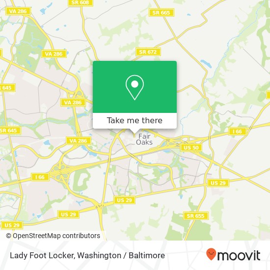 Mapa de Lady Foot Locker