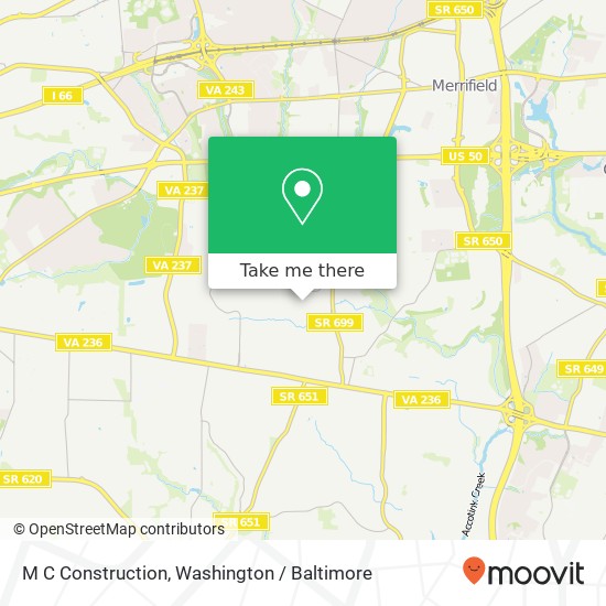 Mapa de M C Construction