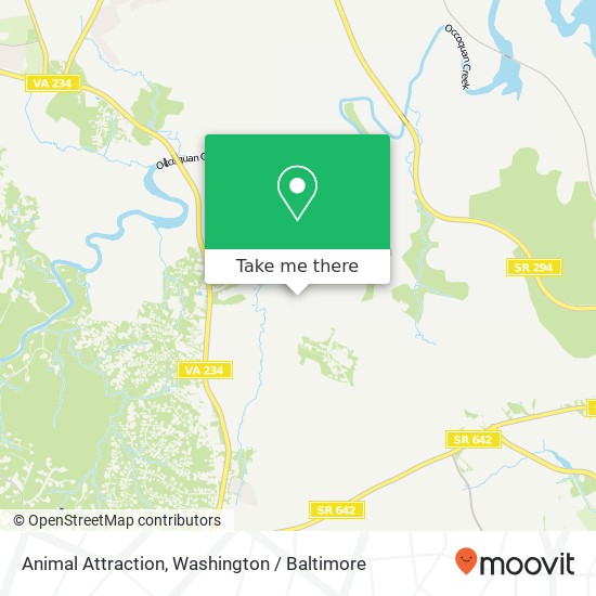 Animal Attraction map