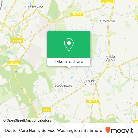 Mapa de Doctor Care Nanny Service