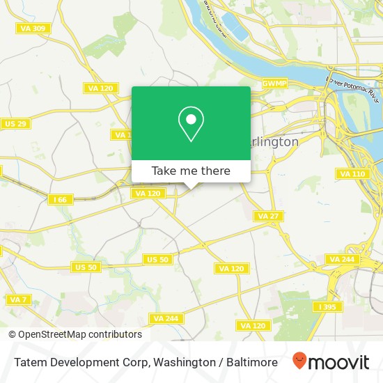 Tatem Development Corp map