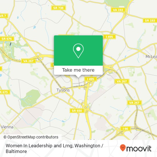 Women In Leadership and Lrng map