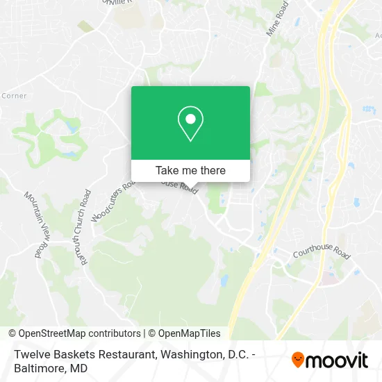 Twelve Baskets Restaurant map