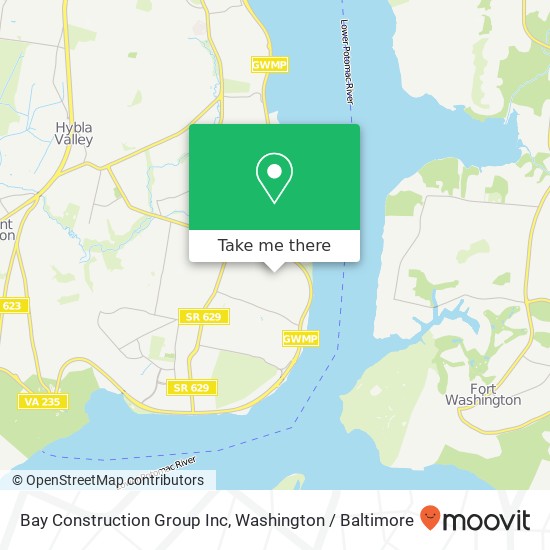 Bay Construction Group Inc map