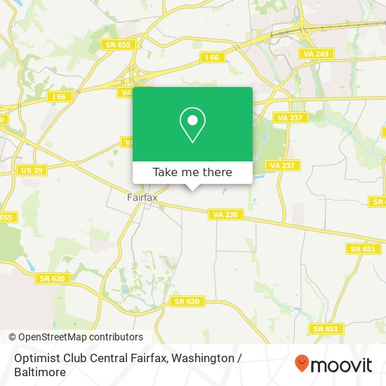 Mapa de Optimist Club Central Fairfax
