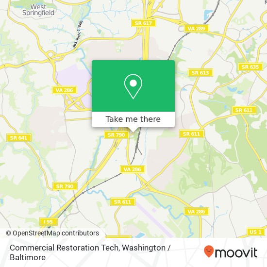 Commercial Restoration Tech map