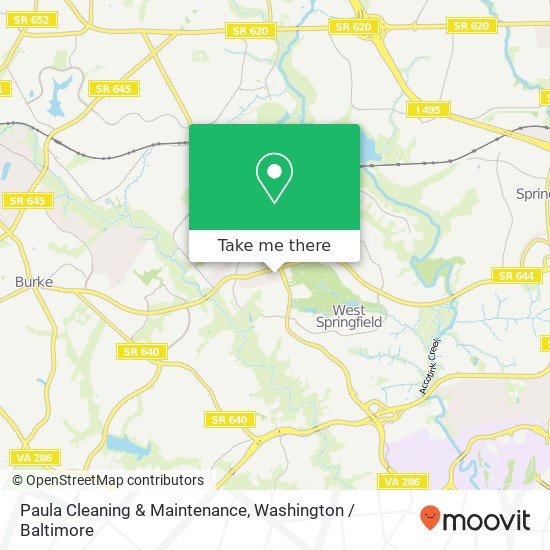 Paula Cleaning & Maintenance map