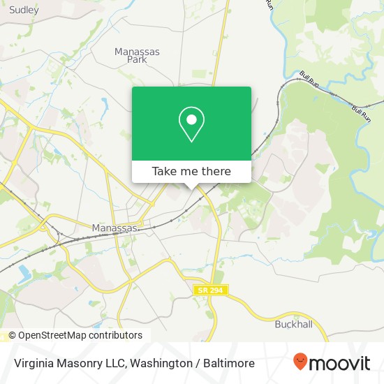 Virginia Masonry LLC map