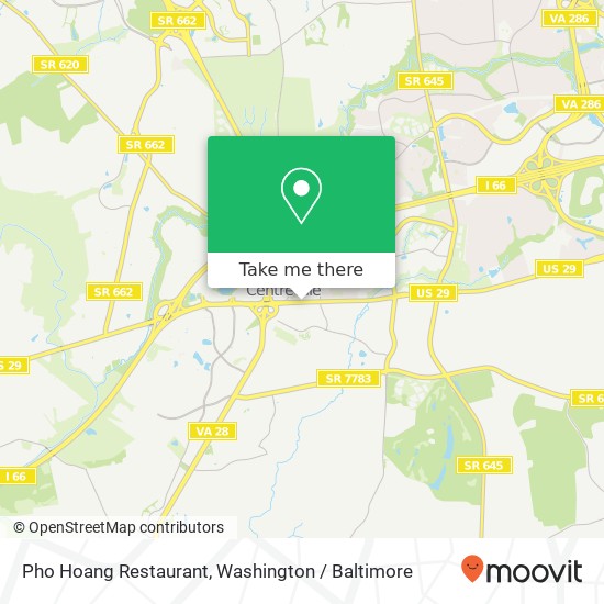 Pho Hoang Restaurant map