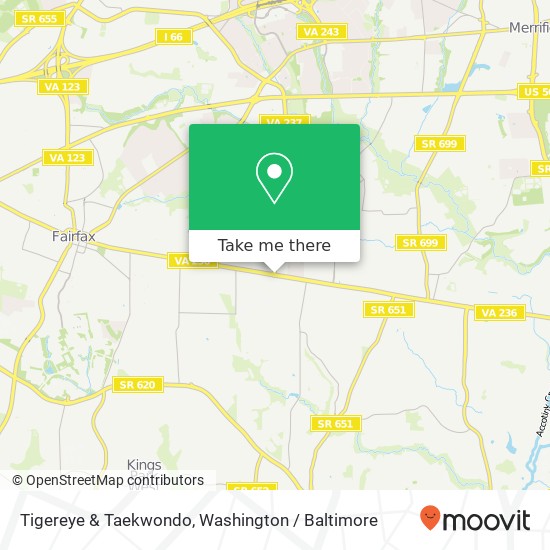 Tigereye & Taekwondo map