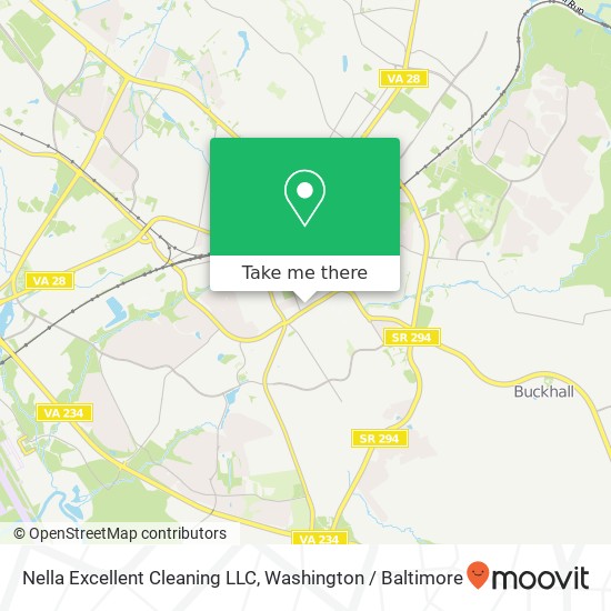 Mapa de Nella Excellent Cleaning LLC