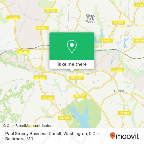 Paul Stoney Business Conslt map
