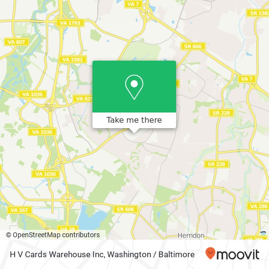H V Cards Warehouse Inc map