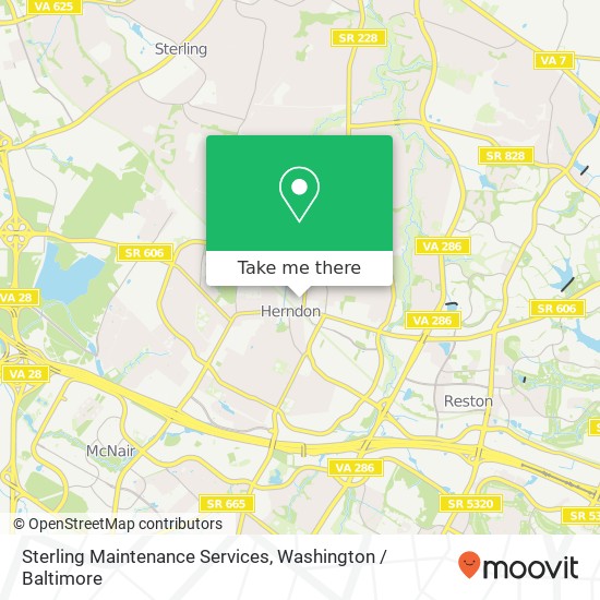 Sterling Maintenance Services map