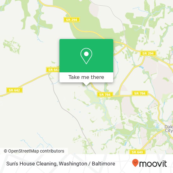 Mapa de Sun's House Cleaning