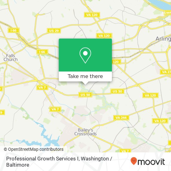 Professional Growth Services I map