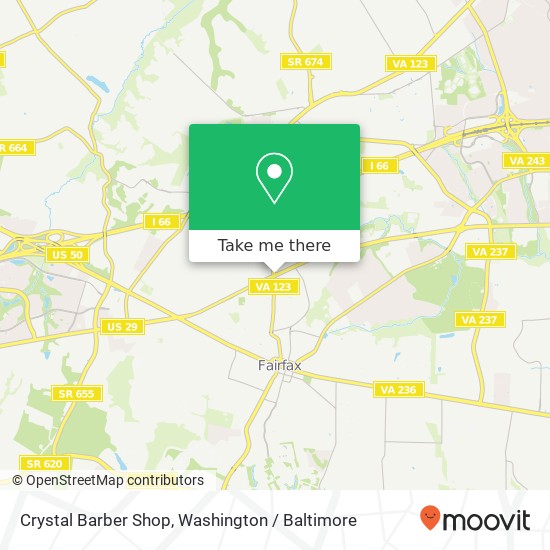 Crystal Barber Shop map