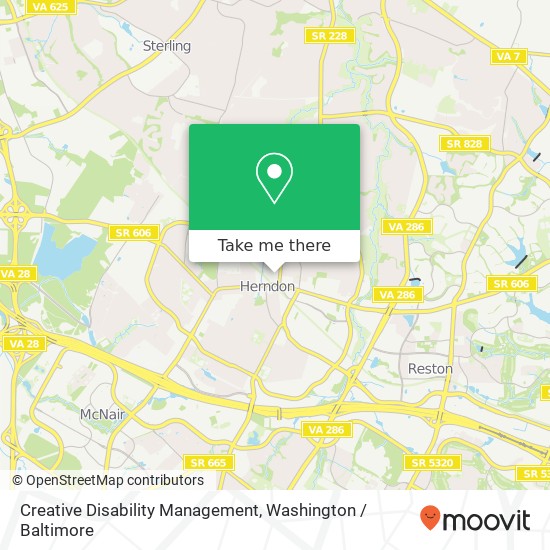 Mapa de Creative Disability Management