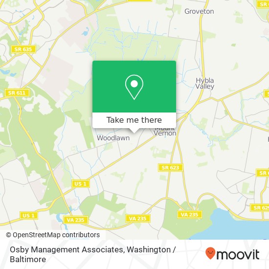 Mapa de Osby Management Associates