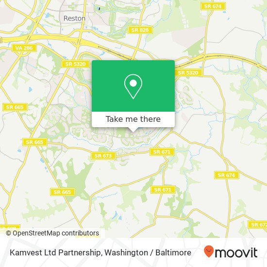 Mapa de Kamvest Ltd Partnership