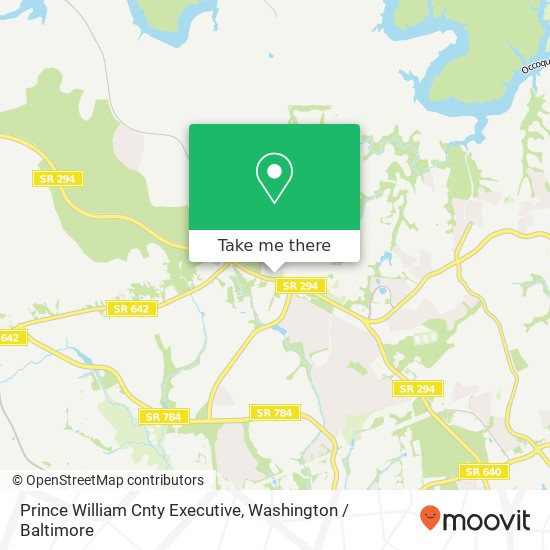 Prince William Cnty Executive map