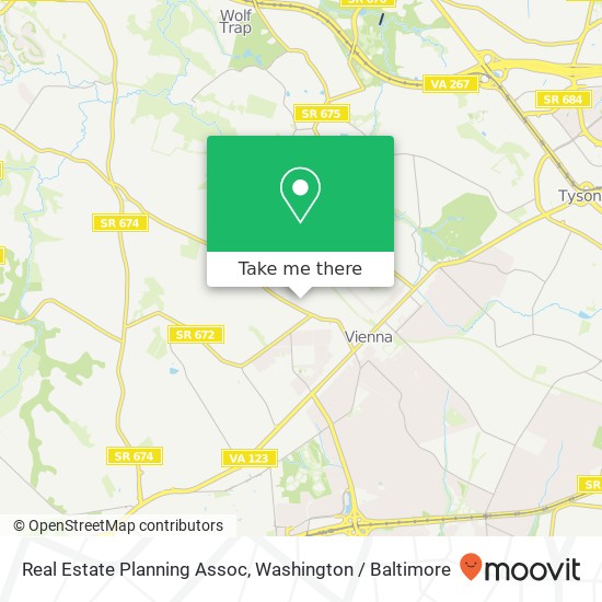 Real Estate Planning Assoc map