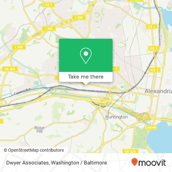 Dwyer Associates map