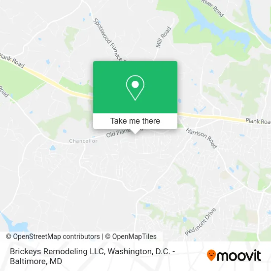 Brickeys Remodeling LLC map