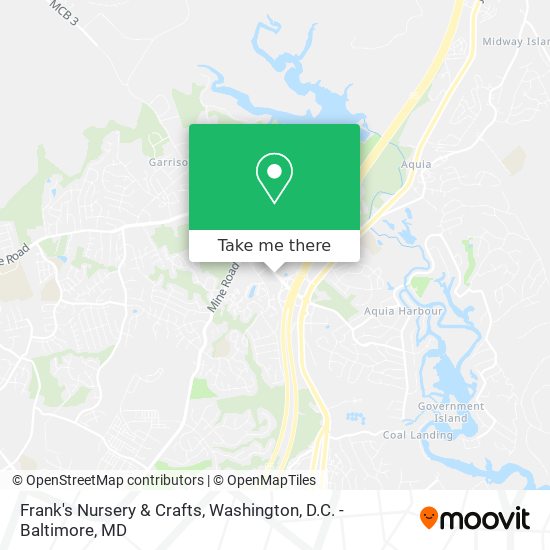 Mapa de Frank's Nursery & Crafts