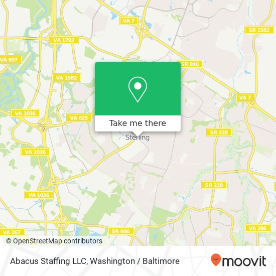 Mapa de Abacus Staffing LLC