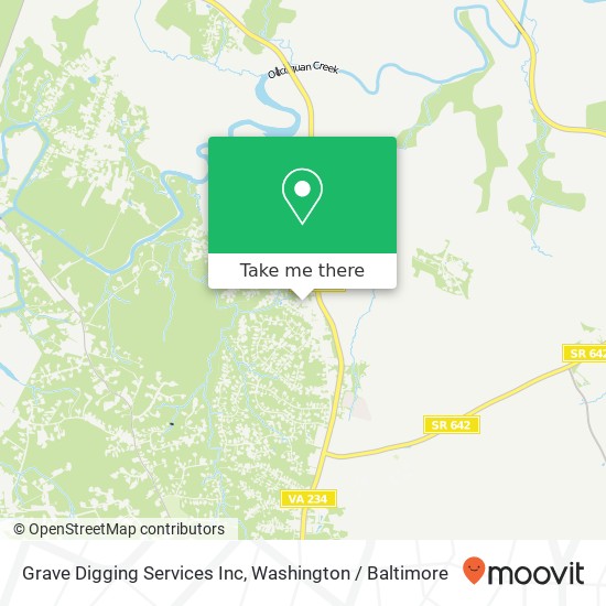 Mapa de Grave Digging Services Inc