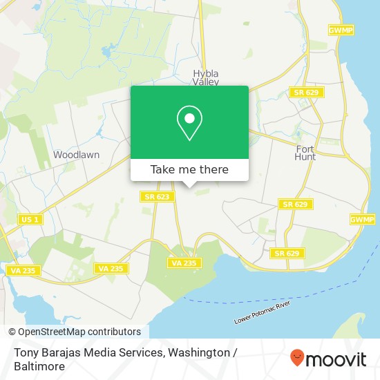 Tony Barajas Media Services map