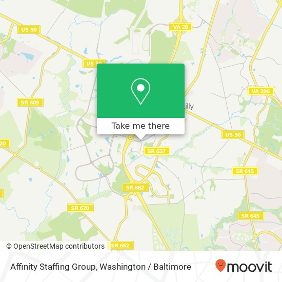 Mapa de Affinity Staffing Group