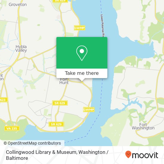 Collingwood Library & Museum map