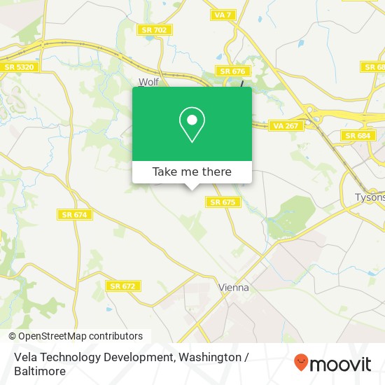 Mapa de Vela Technology Development