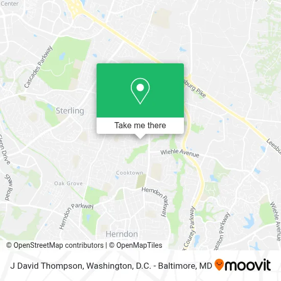 J David Thompson map