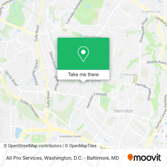 All Pro Services map