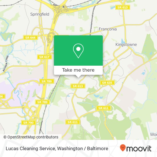 Lucas Cleaning Service map