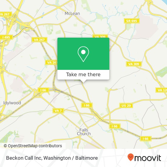 Beckon Call Inc map