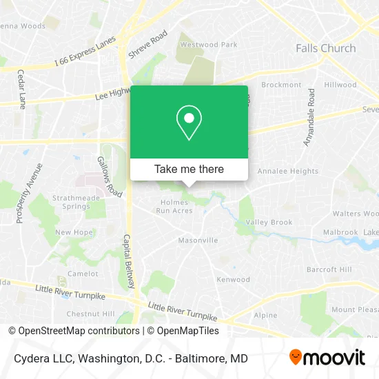 Cydera LLC map