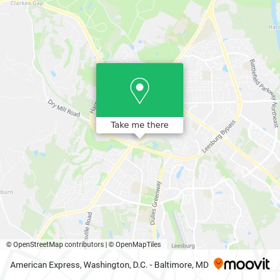 American Express map