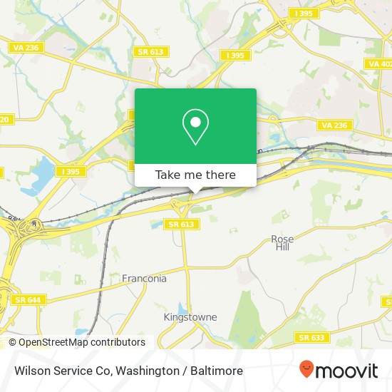 Wilson Service Co map