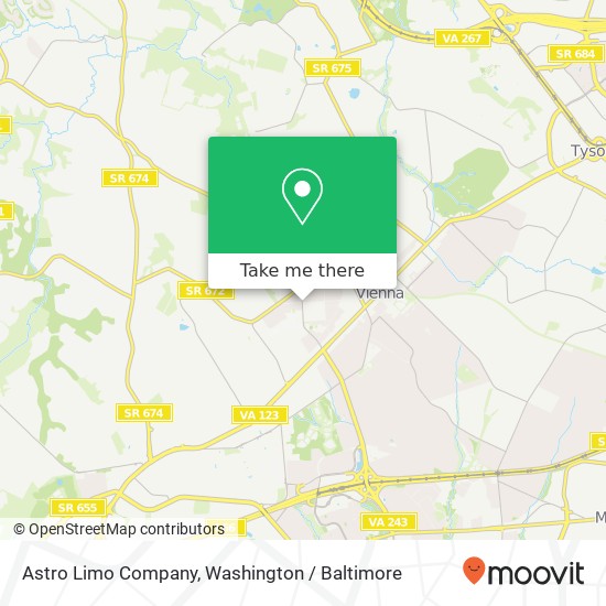 Mapa de Astro Limo Company