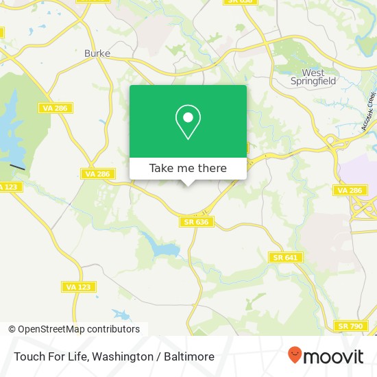 Touch For Life map