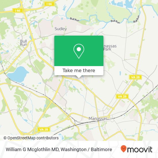 Mapa de William G Mcglothlin MD