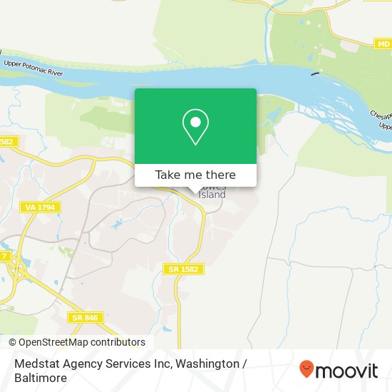 Mapa de Medstat Agency Services Inc