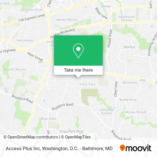 Access Plus Inc map